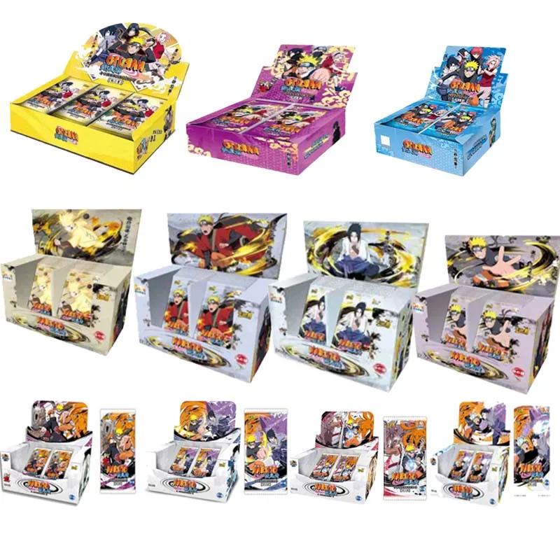 Kyou Anime Original Naruto Figure Cards 20Th Anniversary War Box Booster Box Tier 4 Wave 5 Toy Game Card Gift