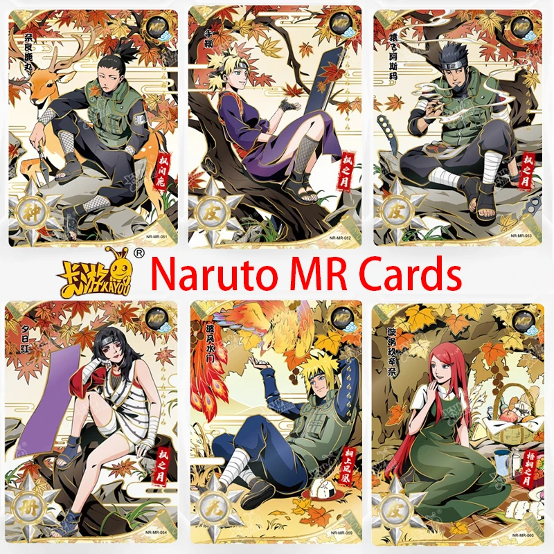 Kayou Naruto Cards Naruto Jiraiya Mr Kuremai Asuma Temari Shikamaru Mr Card Tcg Game Card Toys For Boys Birthday Gift