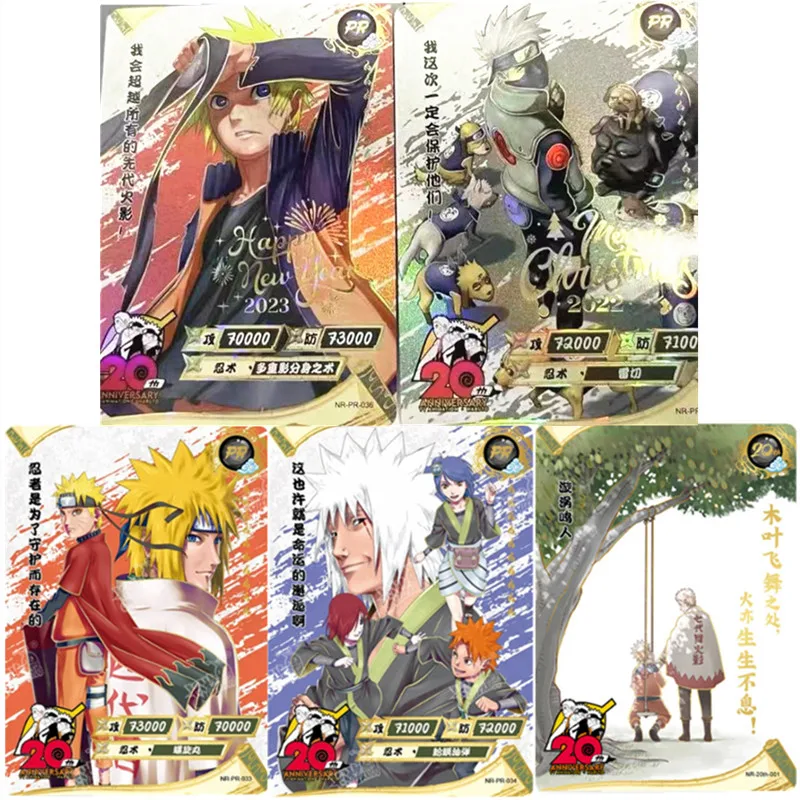 Kayou Naruto Card 20Th Anniversary Rare Anime Character Collection Card Regalo Giocattolo Per Bambini