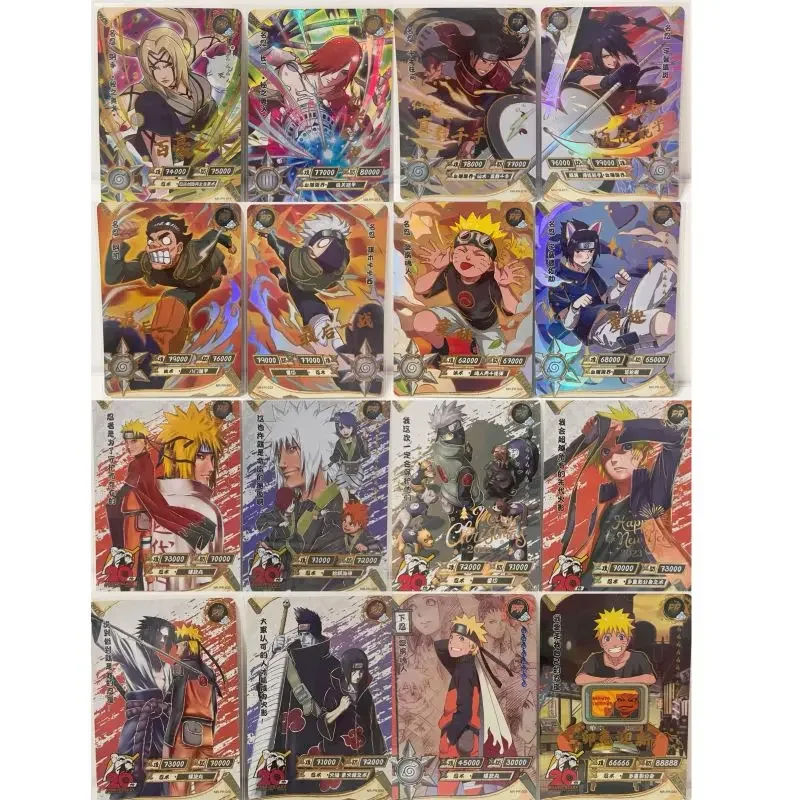 Carte Kawou Naruto Pr 20Th Anniversary Anime Naruto Hatake Kakashi Haruno Sakura Uchiha Itachi Gaara Rare Pr Collection Cards
