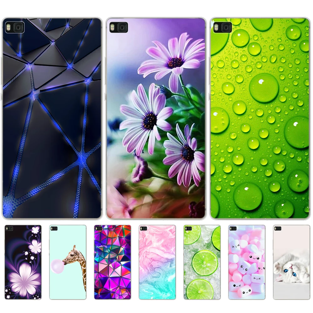 Per Huawei P8 Lite 2015 Custodia Cover Carina Per Fundas Custodia Huawei P8 Lite 2015 2016 Silicon Soft Coque Per Huawei P8 Lite