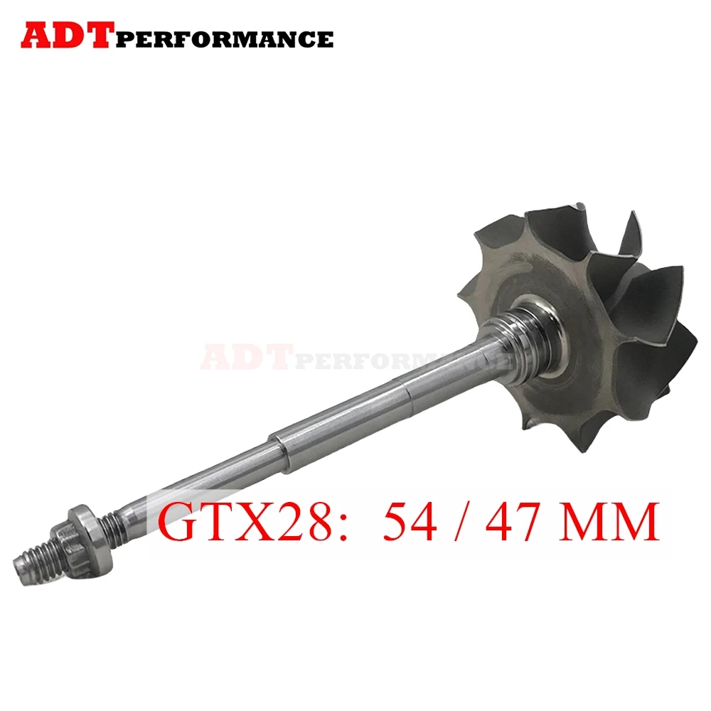 Ruota Turbo Gtx28 Per Ricambi Auto Per Auto Albero Turbina Gt Gtx2860R Gtx2867R Gtx2871R Motore Supercharger 54/47Mm 856800 816365