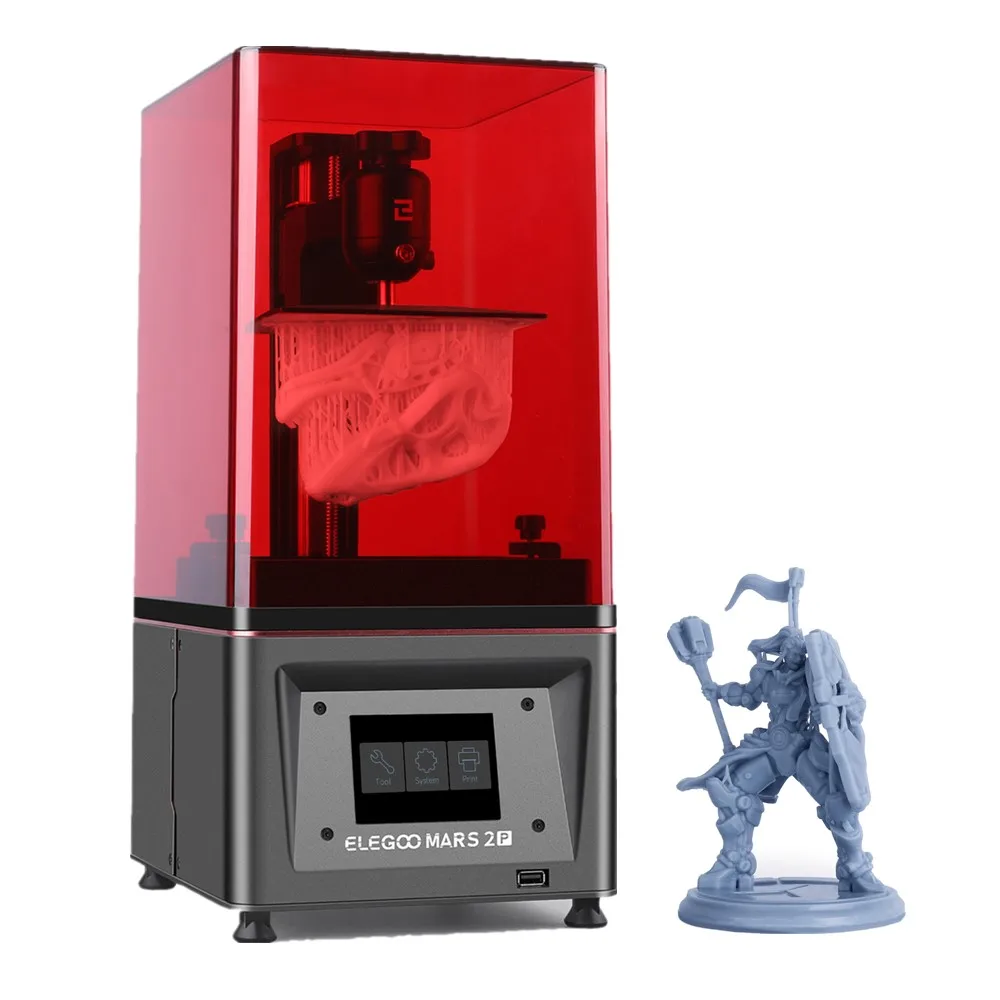 Elegoo Mars 2 Pro Stampante 3D 200*70*155Cm Stampante 3D Lcd Da 6.08 Pollici Fotopolimerizzazione Uv Stampante 3D In Resina Drucker Imprimante 3D