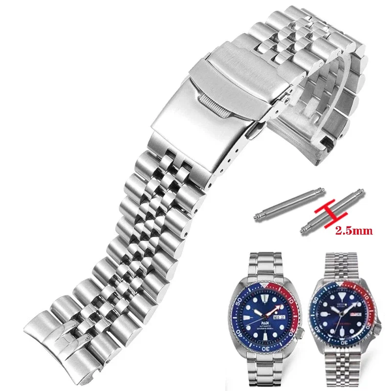 Cinturino In Acciaio Inossidabile Solido Per Seiko Abalone Series Tartarughe Prospezione Srpa21 Srp777 Srpc25 Srp773 Srp775 Srp779 Cinturino Per Orolo