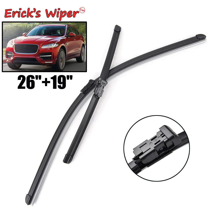 Ener'S Wiper Rhd & Lhd Spazzole Tergicristallo Anteriori Per Jaguar F-Pace X761 2015 - 2023 Parabrezza Parabrezza Spazzole Antipioggia 26 "+ 19"
