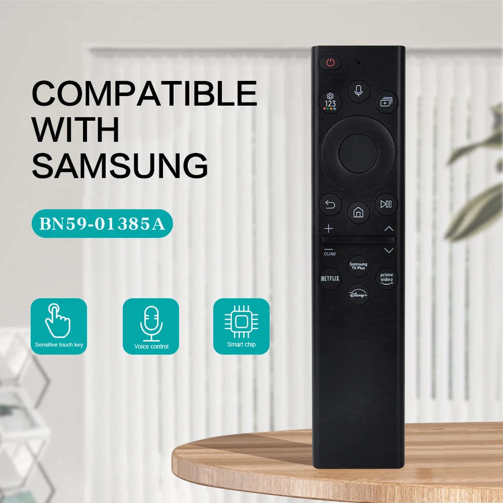Telecomando Vocale Tv Bn59-01385A Compatibile Con Samsung Qn900B 8K 4K Qa75Qn900B Neo Qled Ultra Hd Smart Tv Series