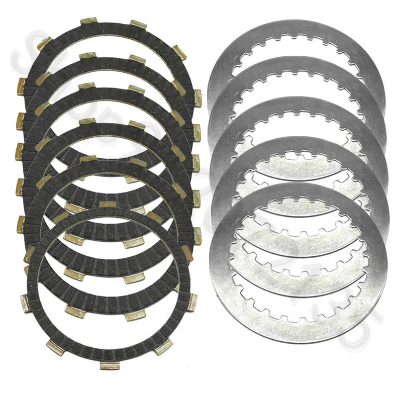 Disco Frizione Moto Disco Di Attrito Piastra In Acciaio Per Honda Crm 125 Jd10 1990-1999 Nsr 125R Jc22 1988-2003 Parti Del Kit Di Azionamento Separato