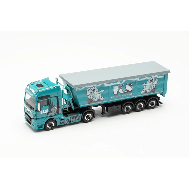 1:87 Scala Plastica Herpa Man Tgx Xxl Euro 6 Semirimorchio Dumper Ks Modello Classici Giocattoli Per Adulti Regali Souvenir Display Statico
