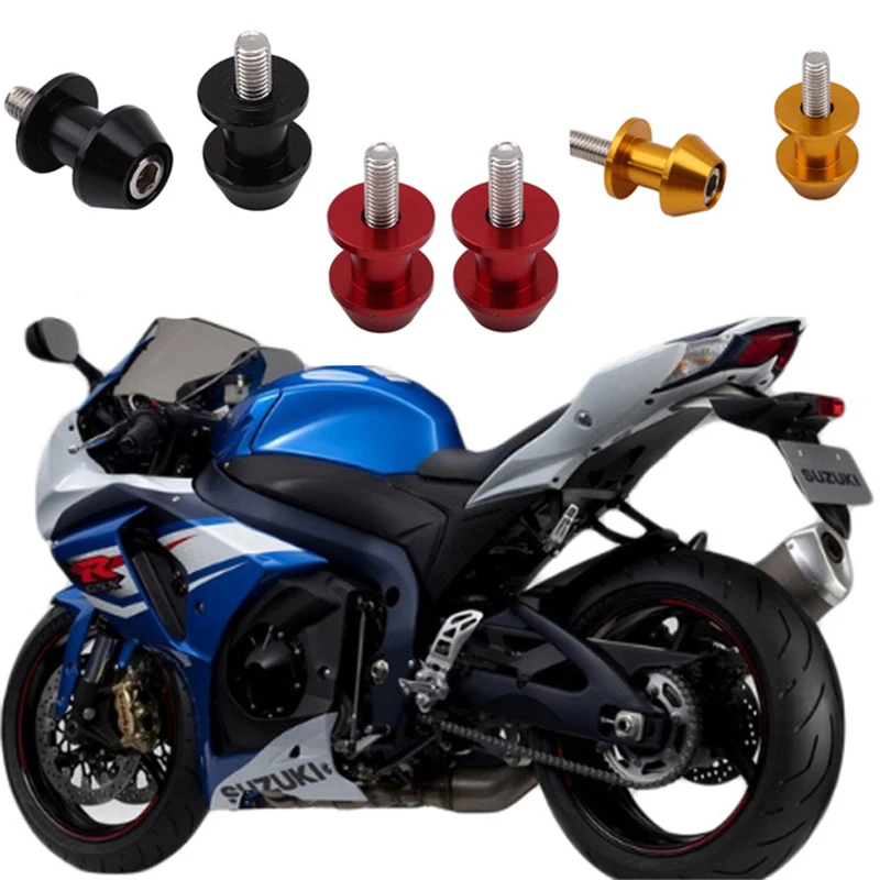 8Mm Alluminio Moto Stand Swingarm Bobine Slider Stand Vite Per Yamaha Harley Suzuki Honda Atv Cavalletto Moto