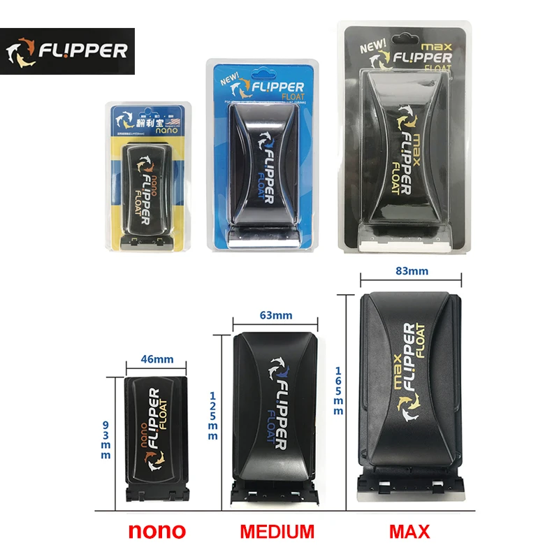 Flipper Aquarium Glass Fish Brush Makeup Tank Magnetic Clean Brush Nails Con Flipper Alghe Raschietto Strumenti Per Fishtank Max Nano