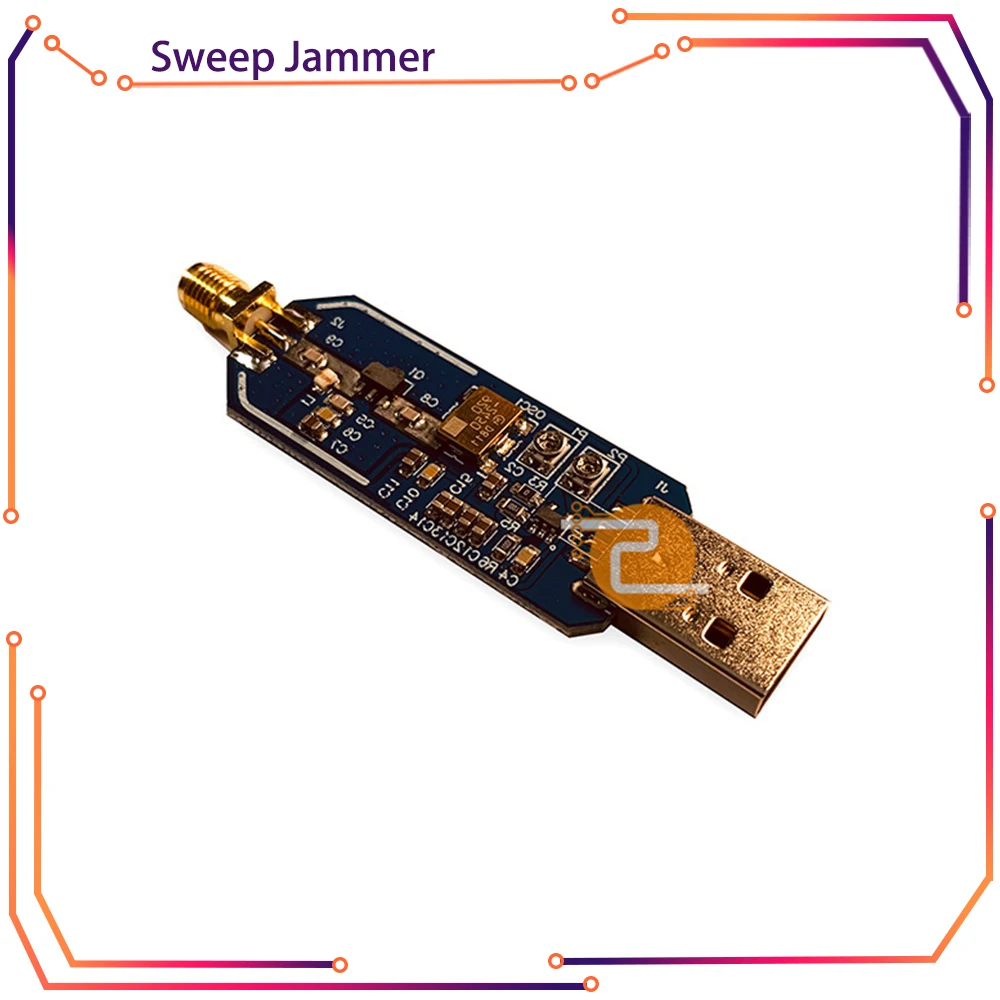 2.4G 5G 5.8G Wifi Sweep Jammer Shielder 2.4Ghz 5Ghz 5.8Ghz Wifi Turbante Jammer Scheda Di Sviluppo Ec5