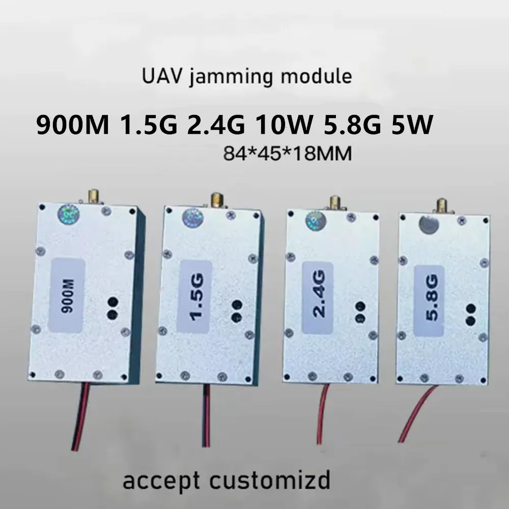 Uav Jamming Module Wifi Uav Jammer Eviscer Electronic Muslimate 20 W30W 900Mhz 1.2G 1.4G 1.5G 2.4G 5.2G 5.8G Antidrone