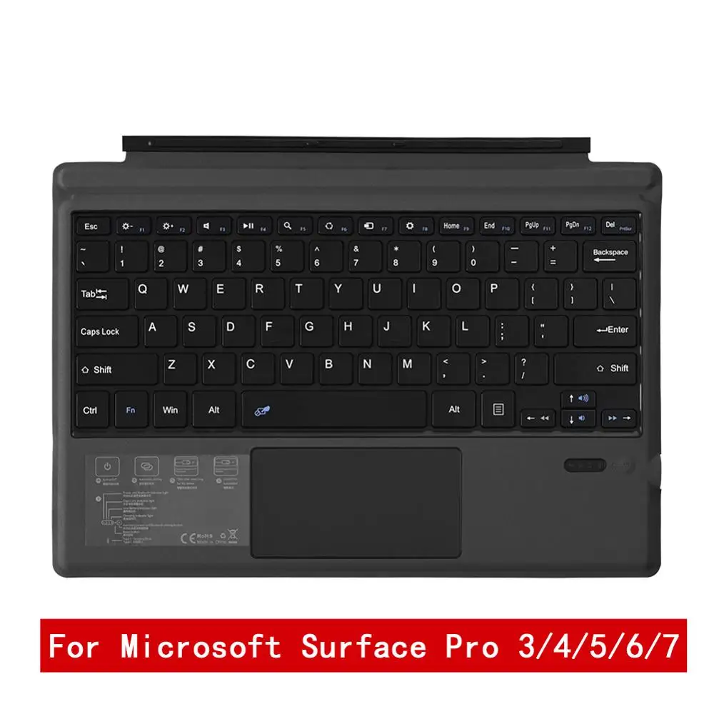 Tastiera Per Microsoft Surface Pro 3/4/5/6/7 Pc Wireless 3.0 Tablet Tastiera Tablet Tastiera Pc Laptop Gaming Keyboard