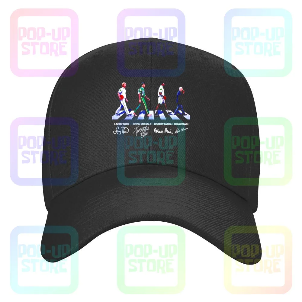 Larry Bird Kevin Mchale Robert Parish Red Auerbach Abbey Road Signs Caps Berretto Da Baseball