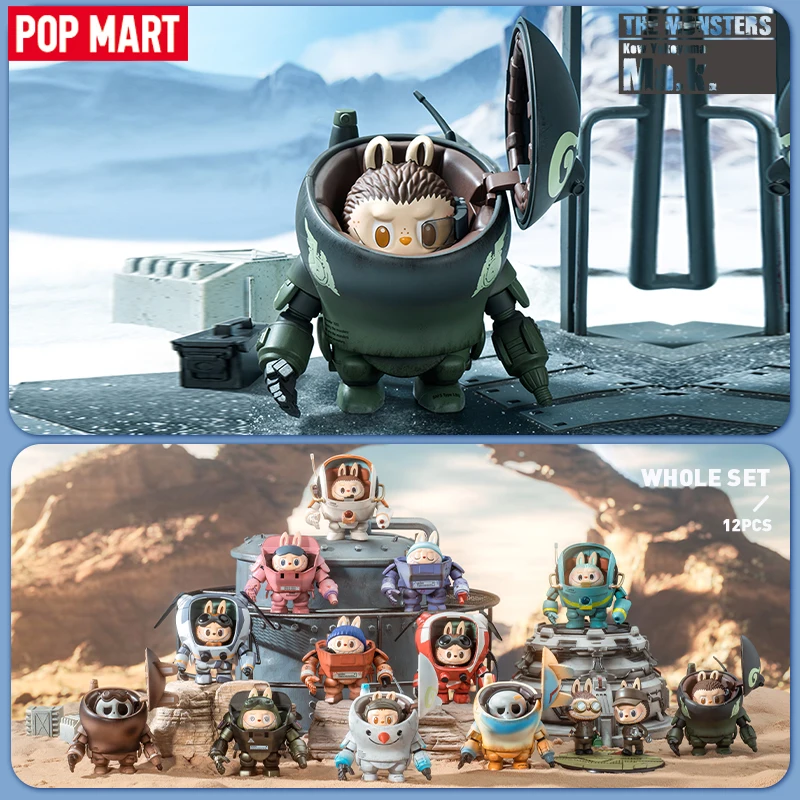 Pop Mart The Monsters X Wow Yokoyama Ma.K. Serie Mystery Box 1 Pz/12 Pz Blind Box Popmart Labubu Action Figure