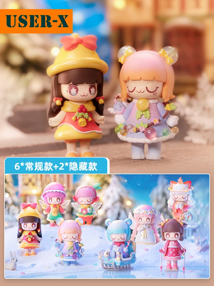 User-X Kimmy Miki Wonderful Wish Series Blind Box Kimmy & Miki Kawaii Anime Action Doll Figure Toy Cute Girl Birthday Gift