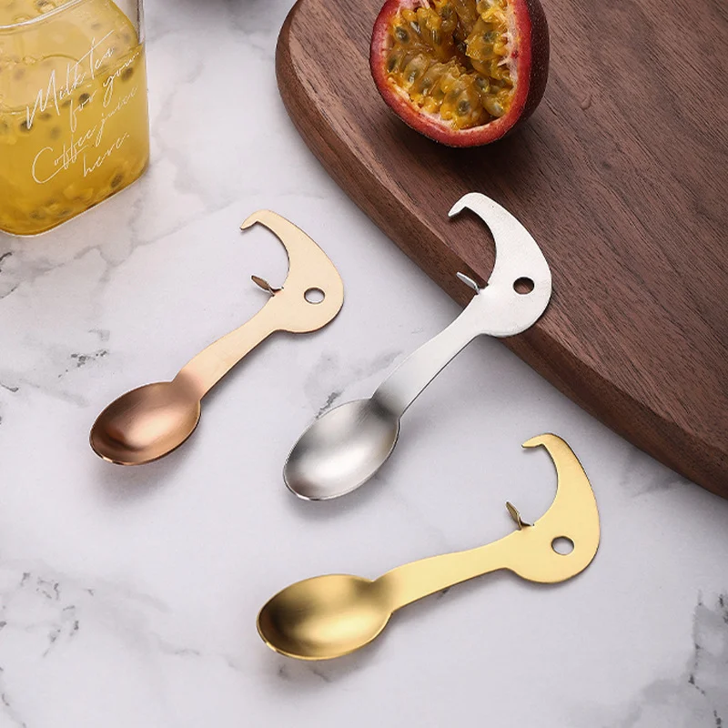 1 Pz In Acciaio Inox Frutto Della Passione Apri Avocado Apertura Coltello Cucchiaio Speciale Convenienza Creativa Gadget Da Cucina Accessori