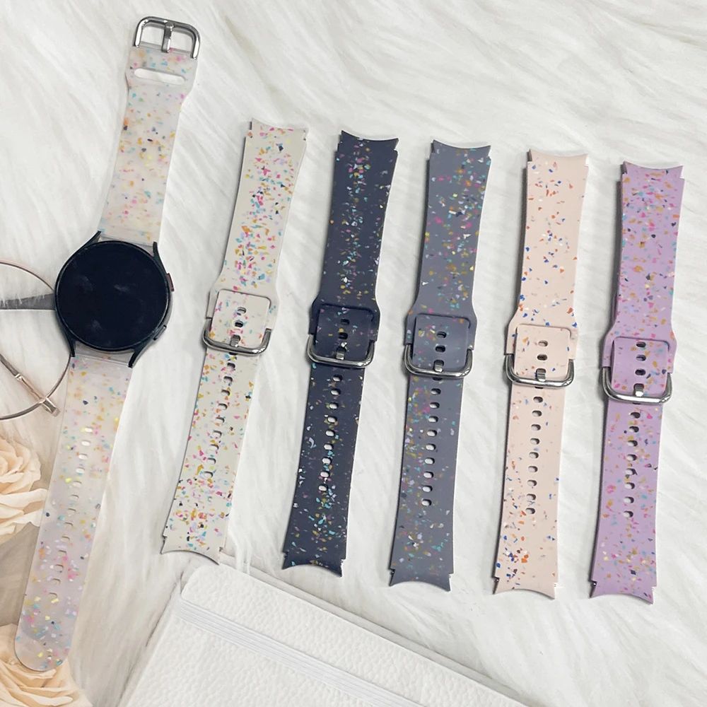 Cinturino In Silicone Da 20Mm Per Samsung Galaxy Watch 6 Classic Smart Watch Band Per Galaxy Watch 6/5/4