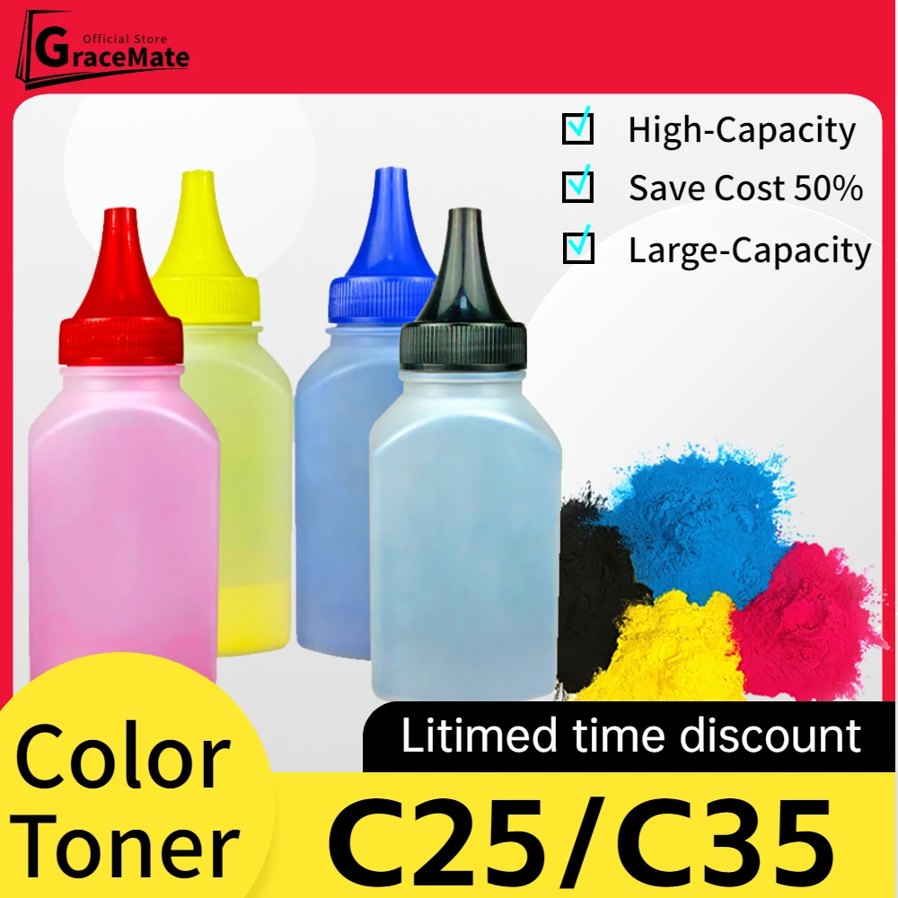 Ricarica Polvere Toner Gracemate Compatibile Per Cartuccia Stampante Konica Minolta Bizhub -C25/C35/C35P Develop Ineo + 25/35/35P
