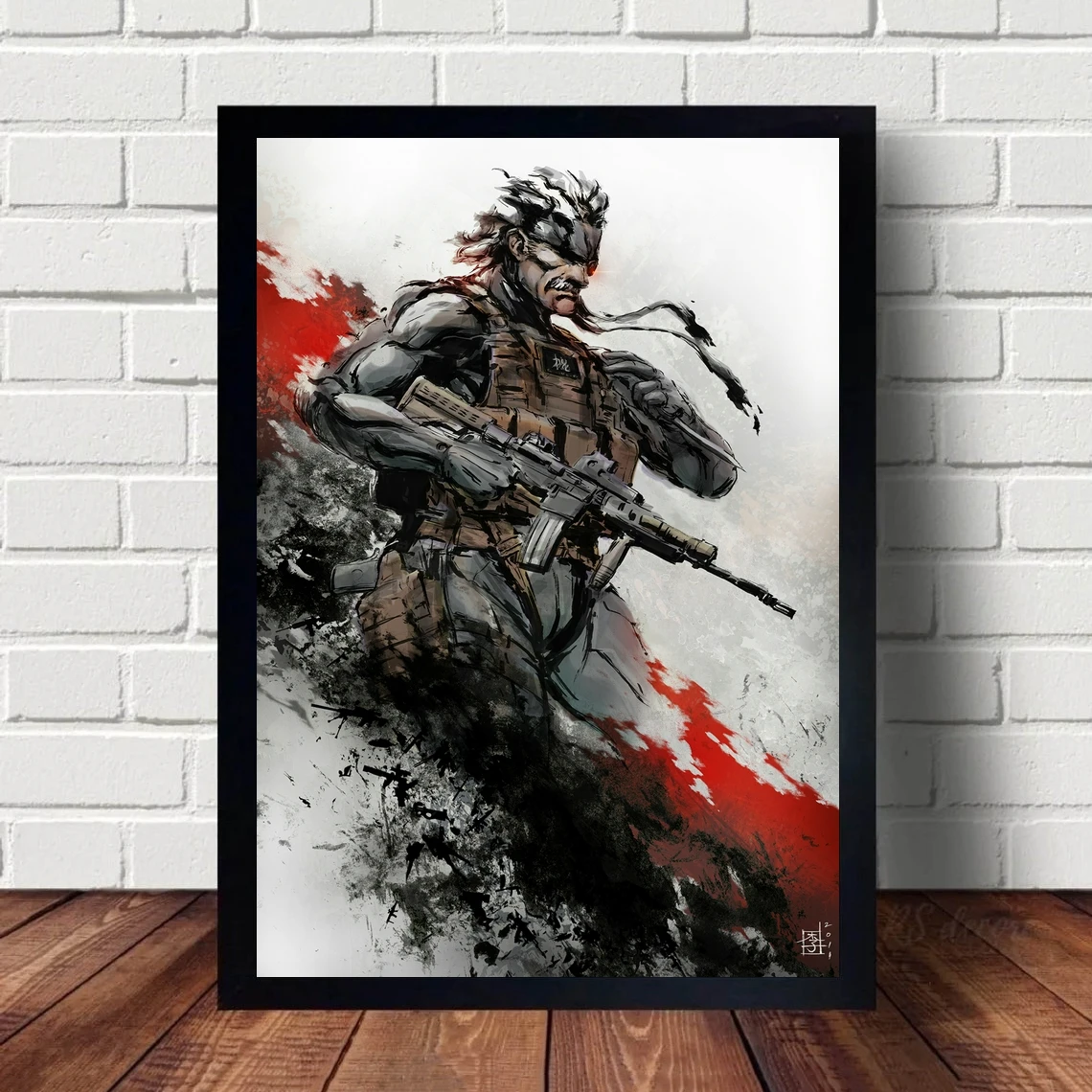 Metal Gear Solid The Phantom Pain Poster Gioco Poster Wall Art Canvas Painting Camera Da Letto Soggiorno Decorazione Domestica (Senza Cornice)