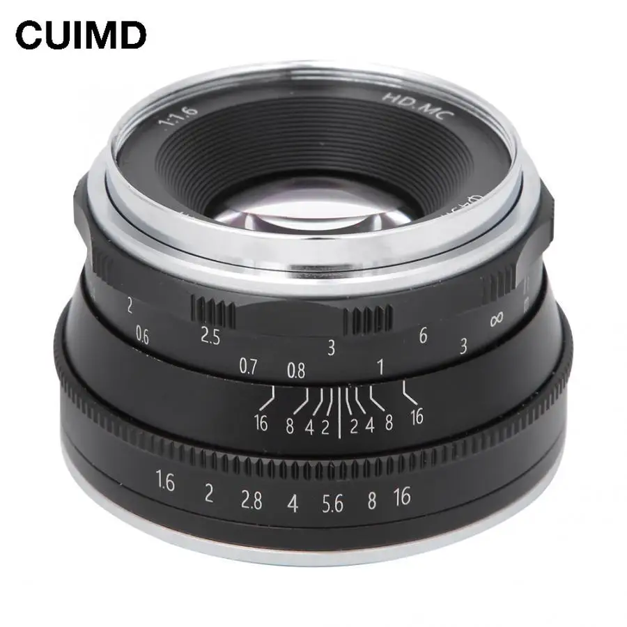 35 Millimetri F/1.6 Messa A Fuoco Manuale Mf Prime Lens Per Panasonic Micro 4/3 G123456789 G85 Gf123456789 Gm1 Gm5 Gm10 Gx1 Gx7 Gx8 Gh12345 M4/343