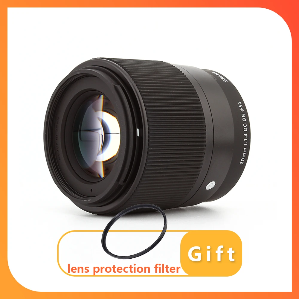 Sigma 30Mm F1.4 Obiettivo Dc Dn Contemporaneo 30Mm 1.4 Obiettivo Per Sony E Mount O Canon Ef-M Mount O Fujifilm X Mount