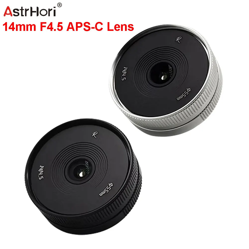 Astrhori 14Mm F4.5 Aps-C Obiettivo Manuale Grandangolare Per Nikon Z Sony E Fuji Fujifilm X Canon Eos-M M43 Mount