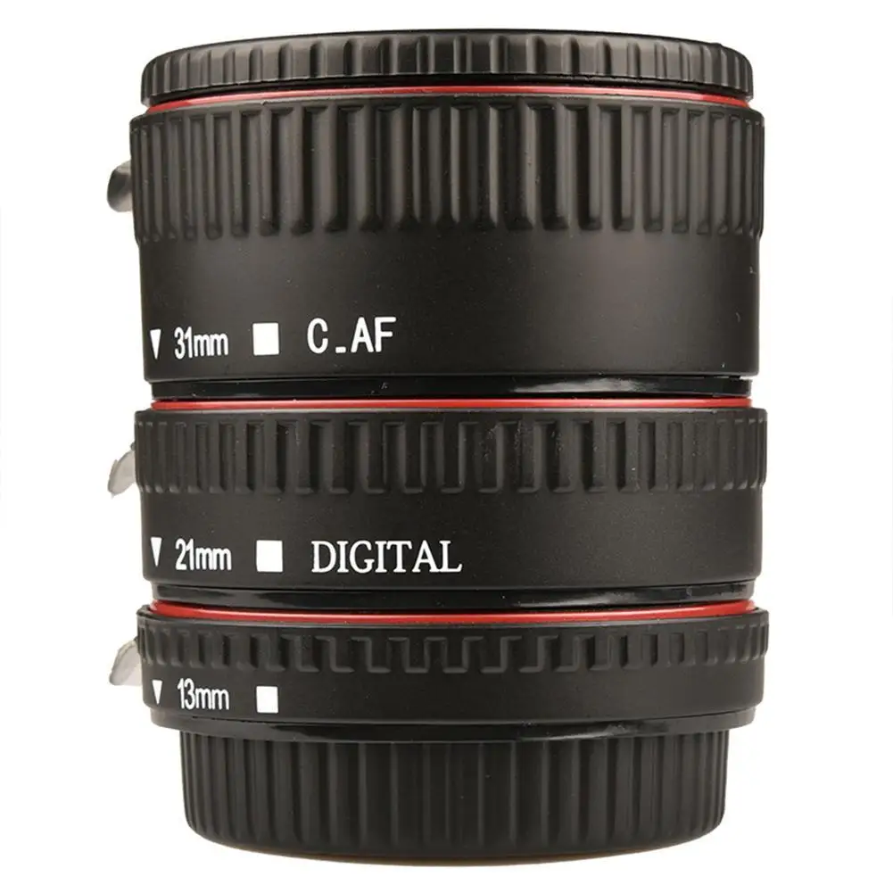 Per Canon Lens Macro Extension Tube Set 3 Pezzi Auto Focus Ring 35Mm Slr Lenti Per Canon Ef Ef-S Lens Camera Holder Adapter