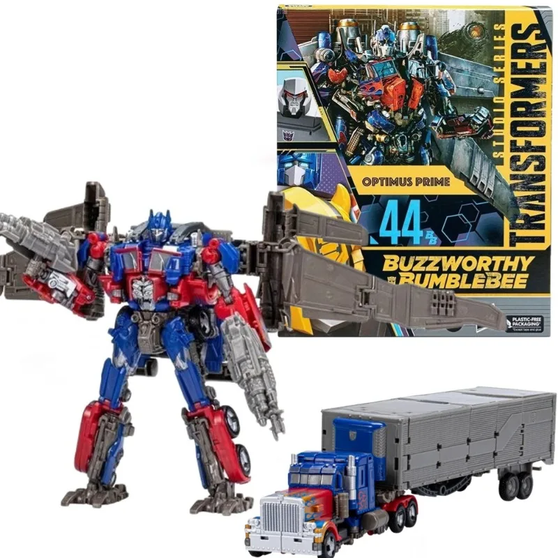 In Magazzino Trasformatori Originali Target Ss44 Bb44 Optimus Prime Buzzworthy Bumblebee Studio Series Action Figure Robot Hobby Toys