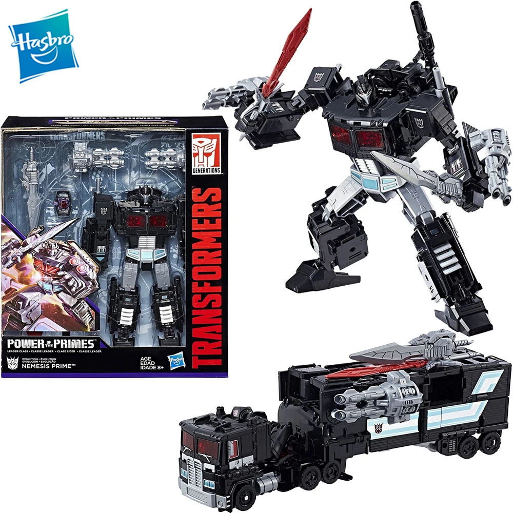 Original Strappo Transformers Generations Power Of The Primes Leader Class Nemesis Prime Action Figure Model Toy Gift
