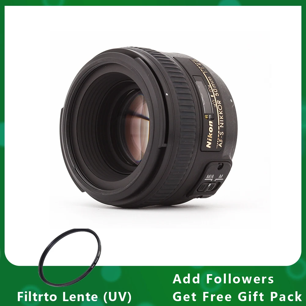 Obiettivo Nikon Af-S Nikkor 50Mm F/1.4G Per Fotocamera Nikon Slr