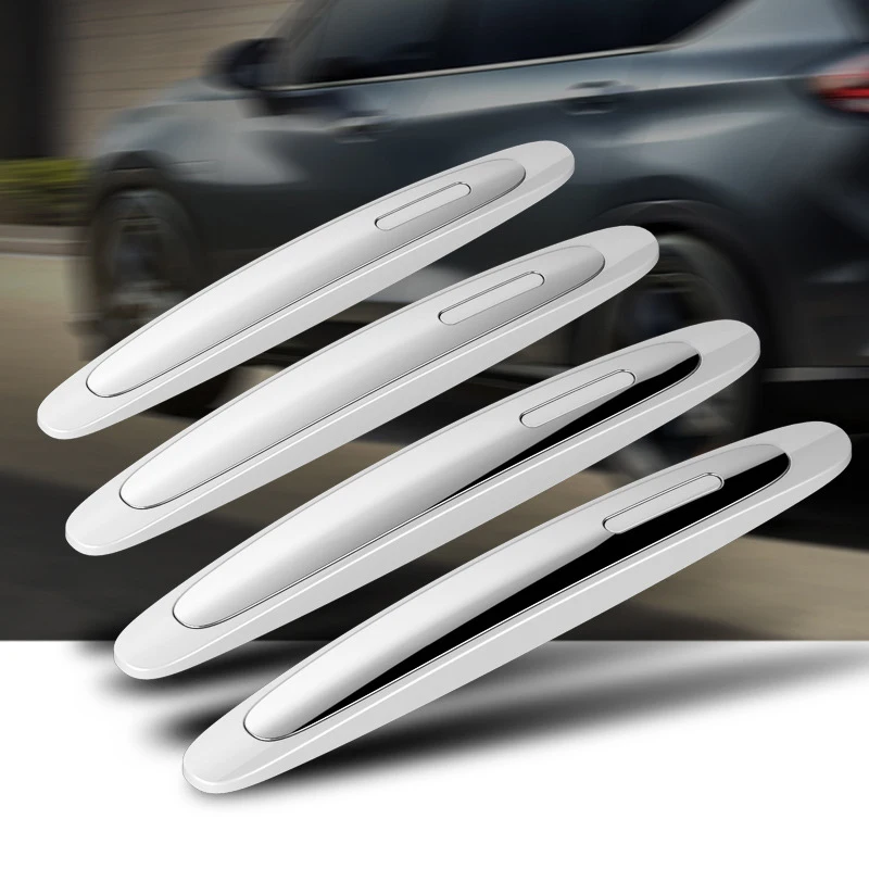 4Pcs Car Door Side Strip Protector Abs Edge Adesivi Paraurti Anti-Collisione Per Jaguar F-Type Xfl F-Pace E-Pace I-Pace Xf Xf Xe