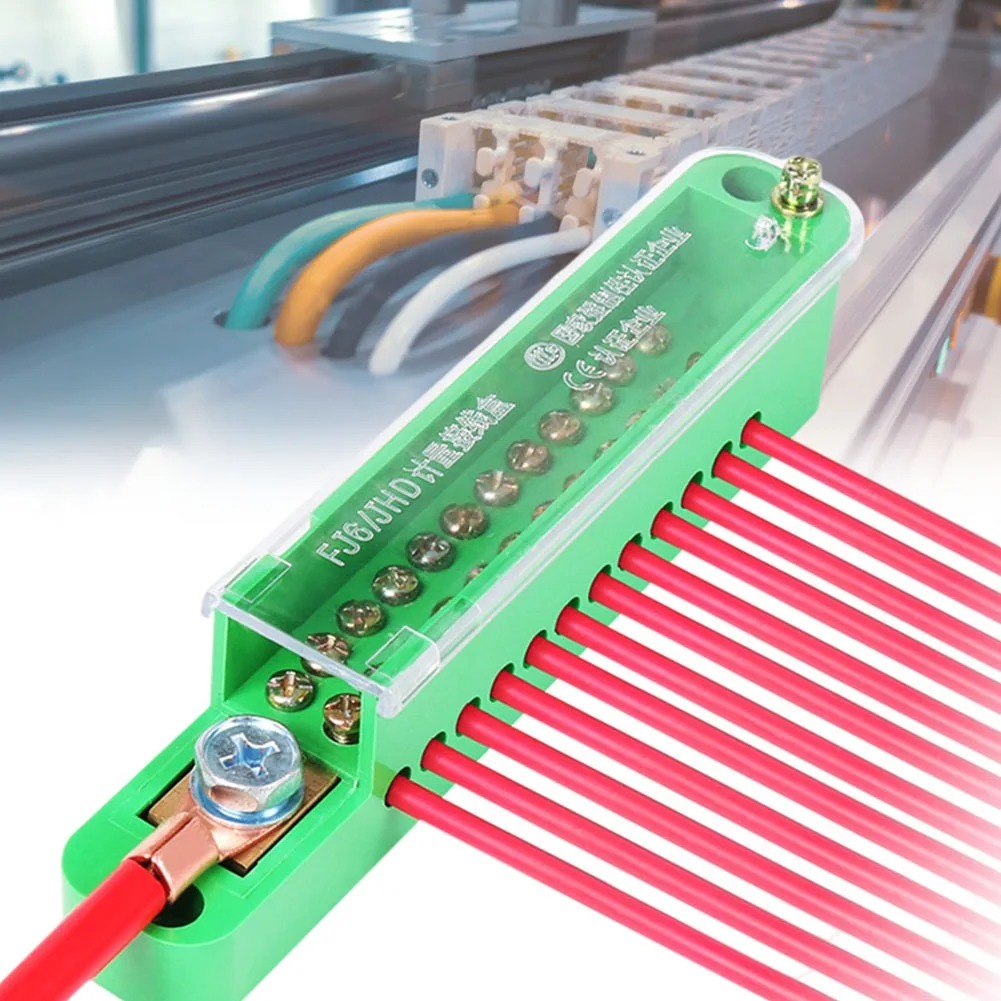 Nuovo Unipolar Splitter Scatola Di Giunzione Armadio Dosatore Ritardante Morsettiera Filo Ritardante Fiamma Retar Accessori Elettrici