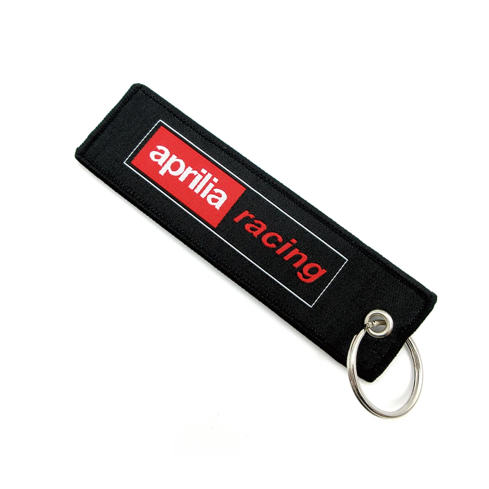 Motociclette Ricamo Portachiavi Portachiavi Collezione Catena Portachiavi Per Aprilia Rs125 Rs250 Rsv4 Rs125 Tuonov4 Portachiavi Da Corsa