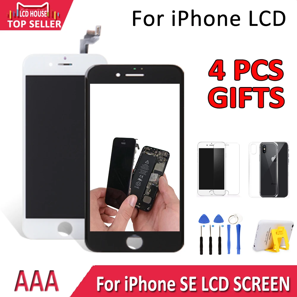 Lcd House Aaa Qualità Per Iphone 5S Se Display Lcd Con Touch Screen Digitizer Modulo Di Ricambio Riparazione Telefono Monitor Lcd A1723