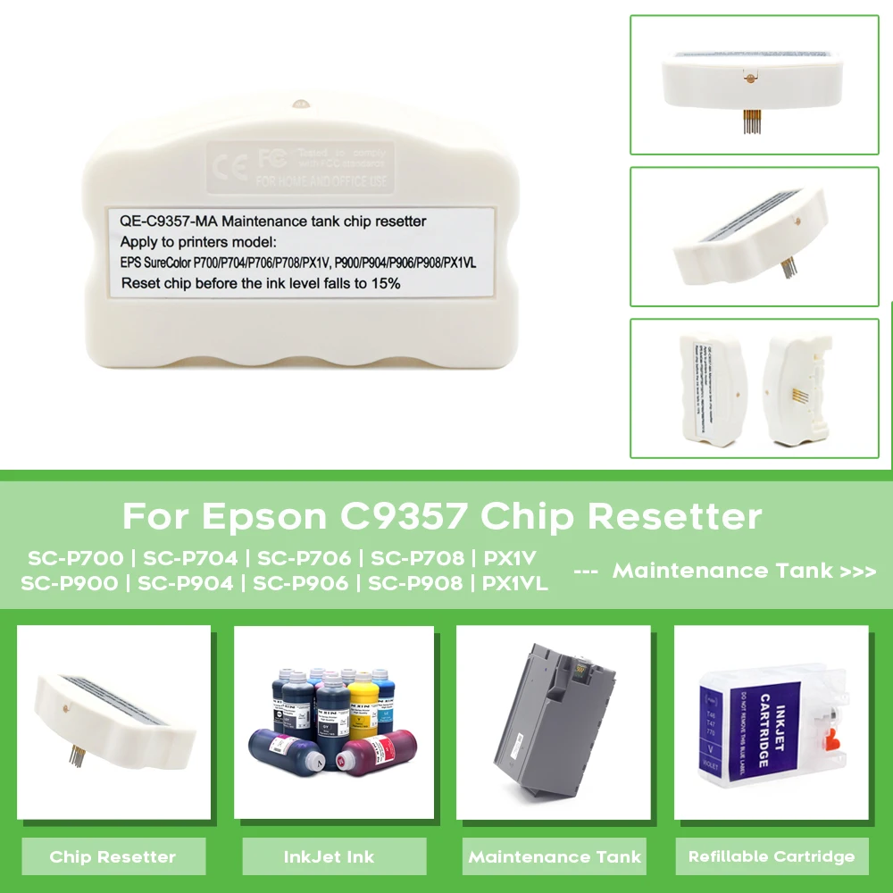 Resetter Chip Di Manutenzione P700 P900 C9357 Per Stampanti Epson Surecolor Sc-P700 Sc-P900