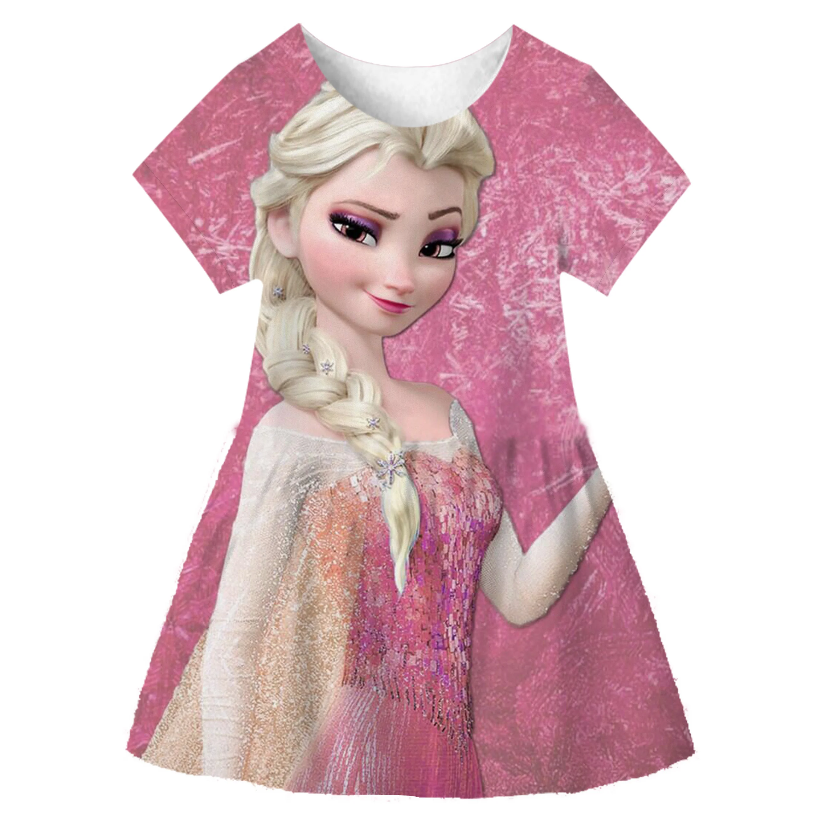 Estate Frozen 2 Vestiti Per Bambini Pretty Disney Abiti Per Bambine Frozen Elsa Anna Princess Party Costume Abiti Abbigliamento 1-10 Y