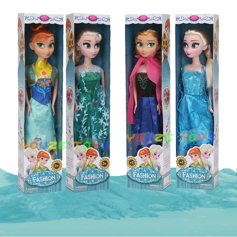 Alta Qualità Boneca 30Cm Elsa Doll Girls Toys Fever 2 Princess Anna Ed Elsa Dolls Clothes For Dolls Children