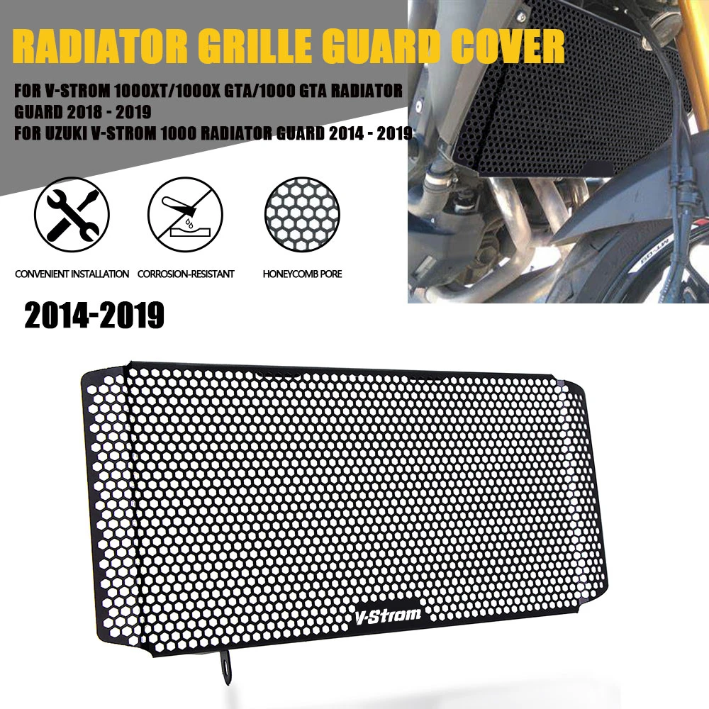 Radiator Guard For Suzuki V-Strom 1000/1000Xt Gta/1000X Gta Radiator Grille Protector Cover Vstrom 1000 Accessories Motorbike