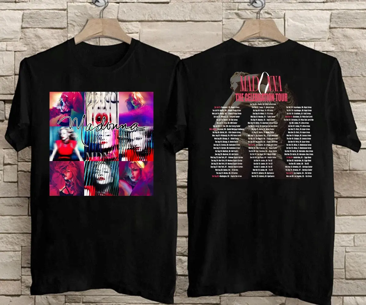 Madonna Quattro Decadi The Celebration World Tour 2023 T-Shirt