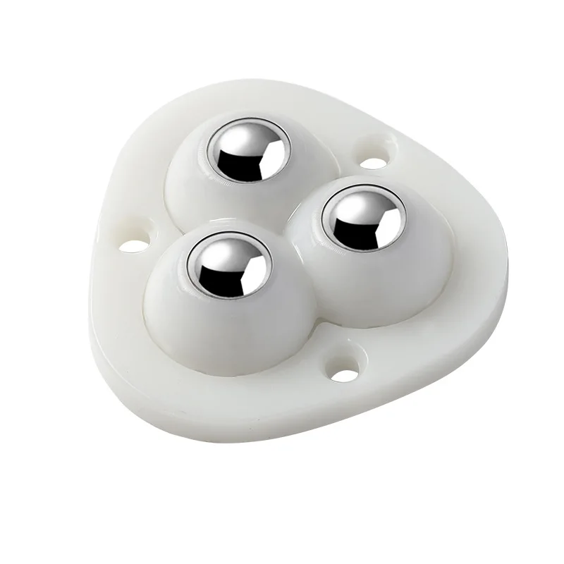 4Pcs/Set Self Adhesive Mute Ball Universal Wheel Stainless Steel Beads Pulley Storage Box Bedside Cupboard Mobile Base Accessory