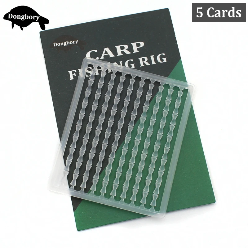 5 Card = 500 Pcs Di Pesca Alla Carpa Esca Si Ferma Capelli Colpo Boilies Bait Tappi Rig Arresto Perline Bait Holder Dumbell Tappi Per Mothed Alimentat