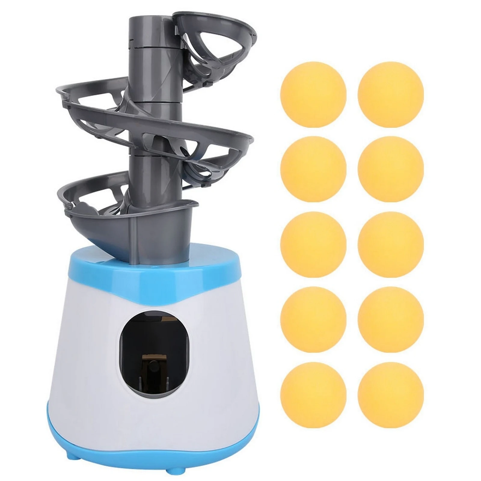 Mini Ping-Pong Robot Allenatore Di Ping-Pong Ping Pong Ball Lanciatore Automatico Macchina Da Lancio Servire Macchina Con Palla Da 10 Pezzi
