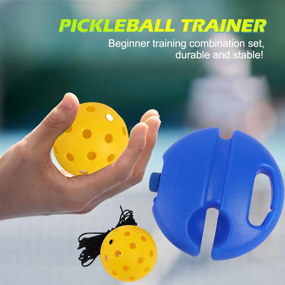 Pickleball Trainer Tennis Trainer Palla Di Rimbalzo Con String Baseboard Self Study Tennis Dampener Strumento Di Allenamento Attrezzatura Per Esercizi