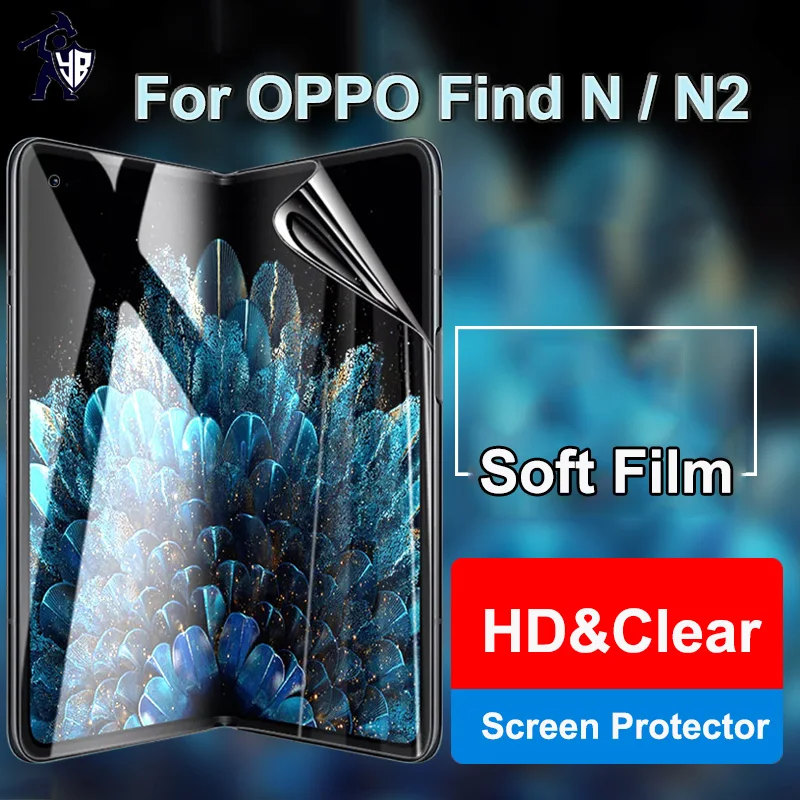 Per Oppo Find N Hd Clear Soft Hydrogel Film Oppo Find N2 5G Full Cover Tpu Invisible Fold Membrane Protettive Infrangibili