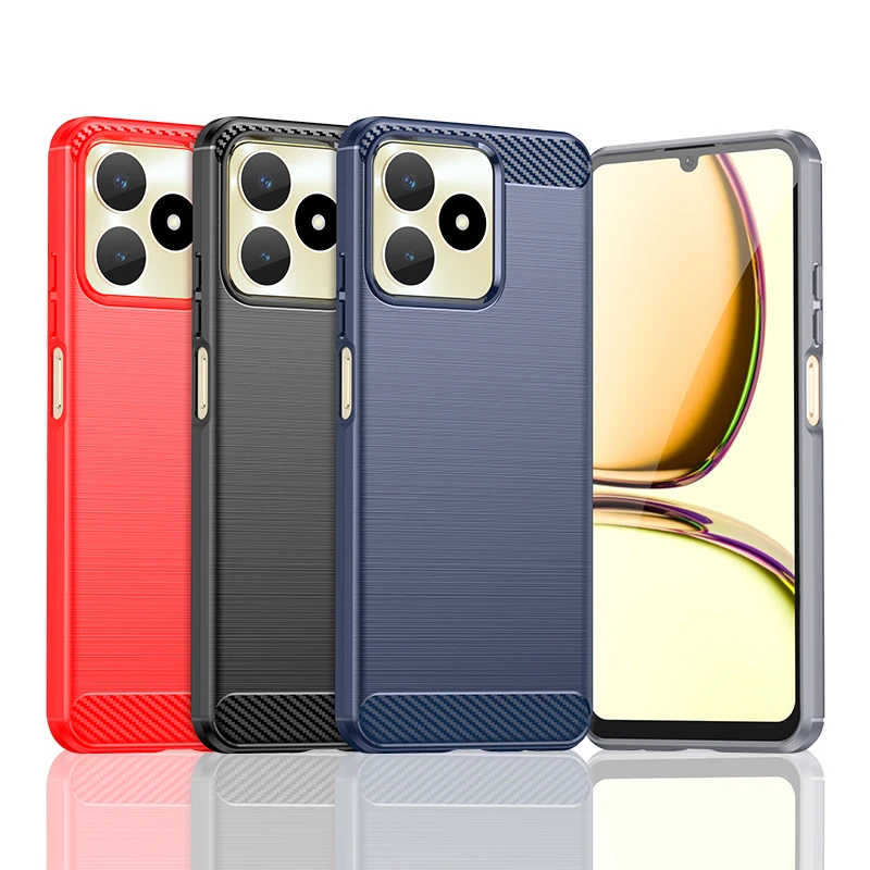Per Realme C51 Custodia Per Realme C51 Funda Shell Coque Soft Silicone Antiurto Paraurti Per Telefono Per Realme C51
