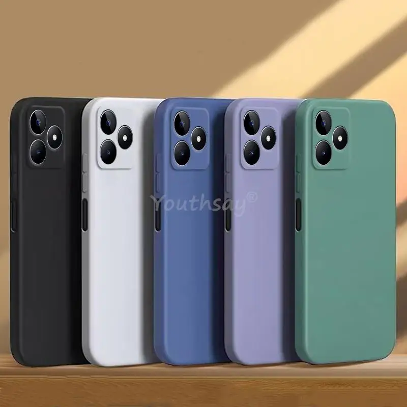 Per Custodia Realme C51 Custodia In Silicone Semplice Originale Per Custodia Protettiva In Gomma Realme C51 Per Custodia Realme C51 C53