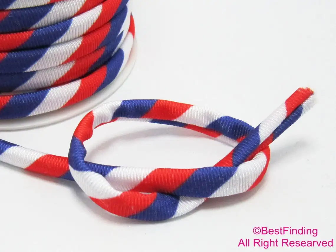 Corda In Lycra Bandiera Olandese Colore 5Mm Elastico In Lycra Cucito Strisce In Lycra Costumi Da Bagno Bikini Maschera