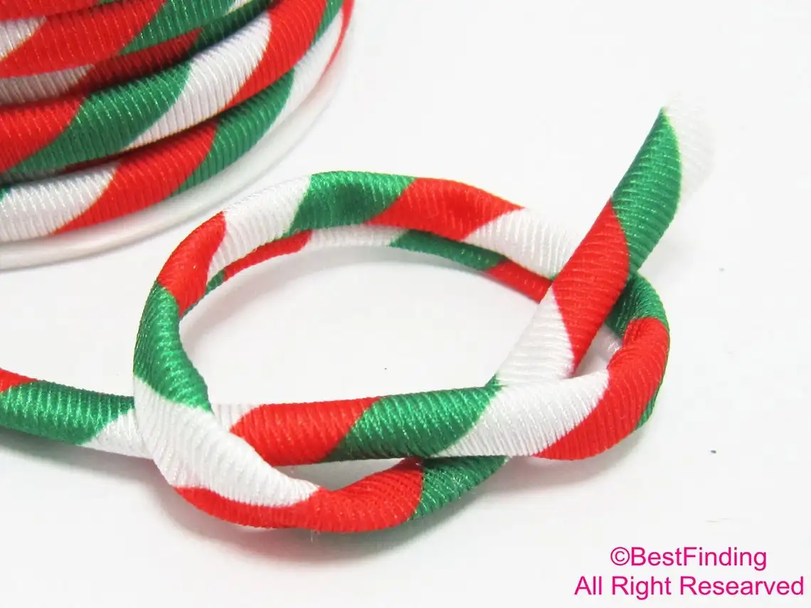 Corda In Lycra Bandiera Italia 5Mm Corda Elastica In Lycra Cucita Strisce In Lycra Costumi Da Bagno E Maschera Per Bikini