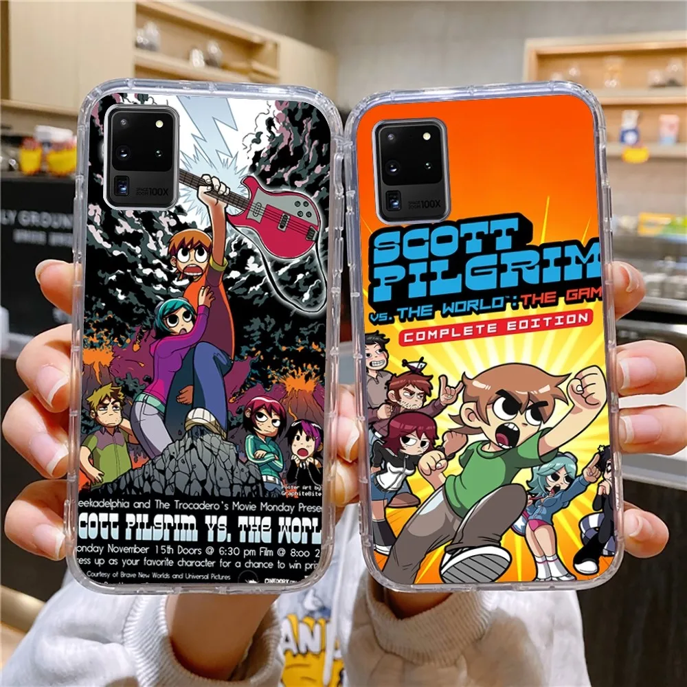 Scott Pilgrim Vs The World Custodia Per Telefono Per Samsung Galaxy A52 A12 A51 S21 Edge S22Ultra S23 S20Lite Plus Cover Ultra Trasparente